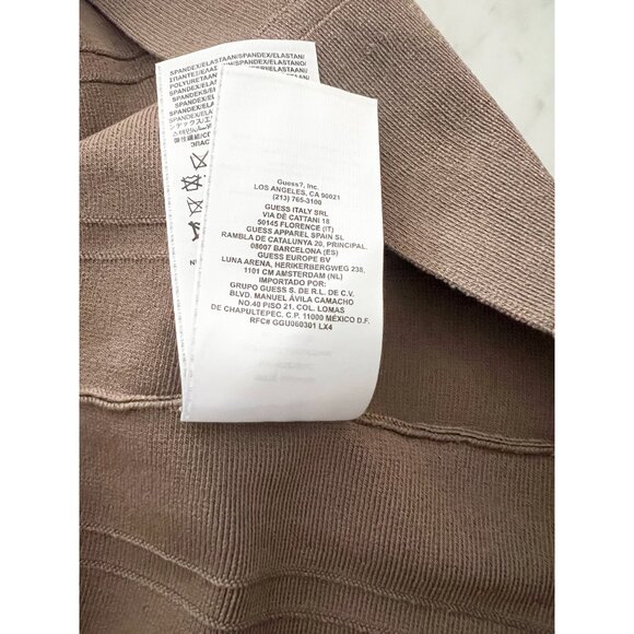 Guess - Stretchy knit dress - Light Brown - Size Small - Picture 6 of 6